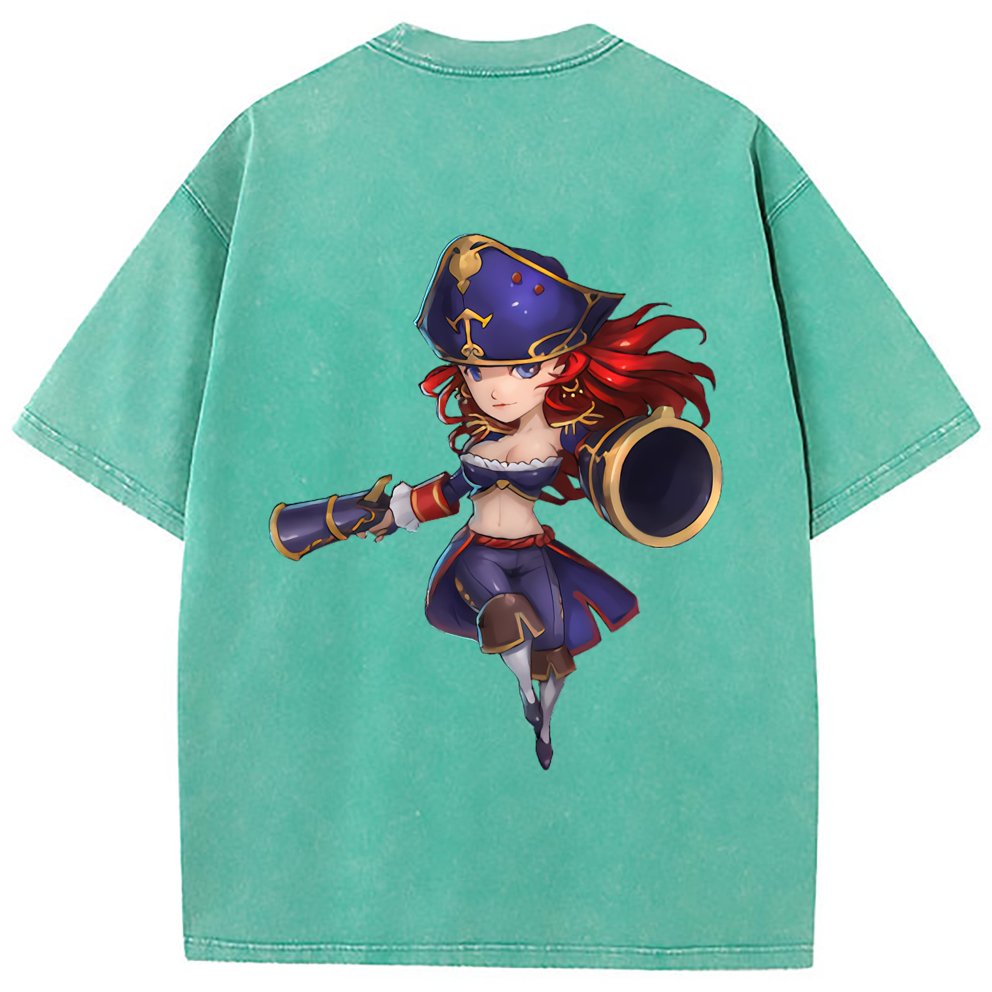 （画像用） リーグ・オブ・レジェンド League of Legends LOL 綿100% ヴィンテージ風 半袖Tシャツ（背面プリント）
